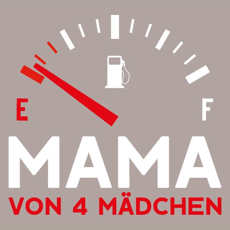 MAMA 4 MÄDCHEN VIER TÖCHTER MUTTERTAG