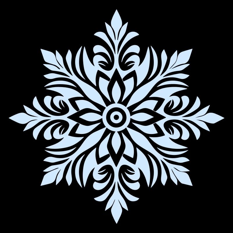 Schneeflocke Winter Schnee Flocke Stern Muster Eis