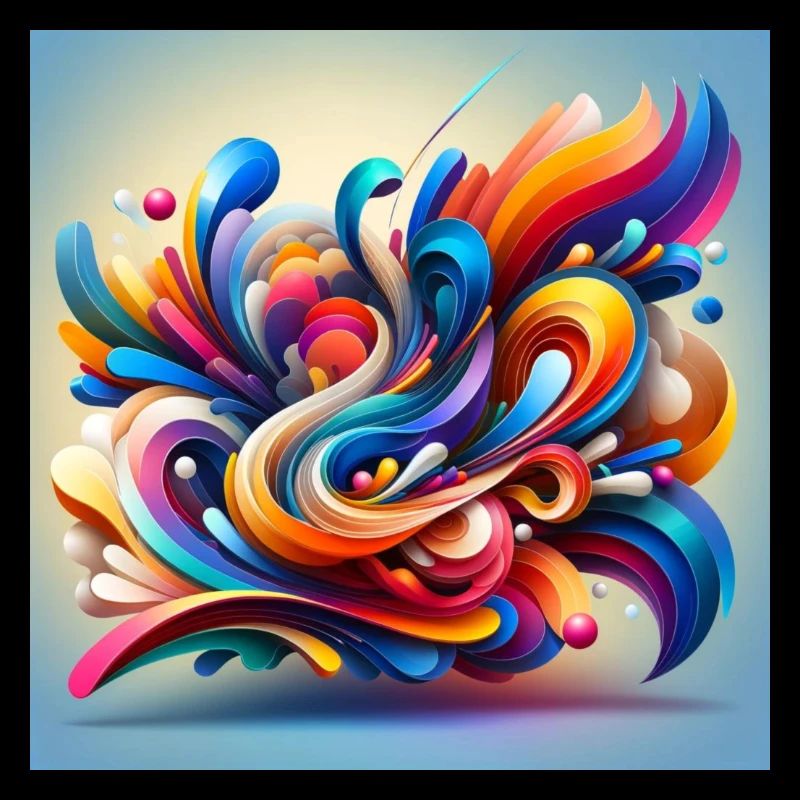 Flux de couleurs de l’abstraction