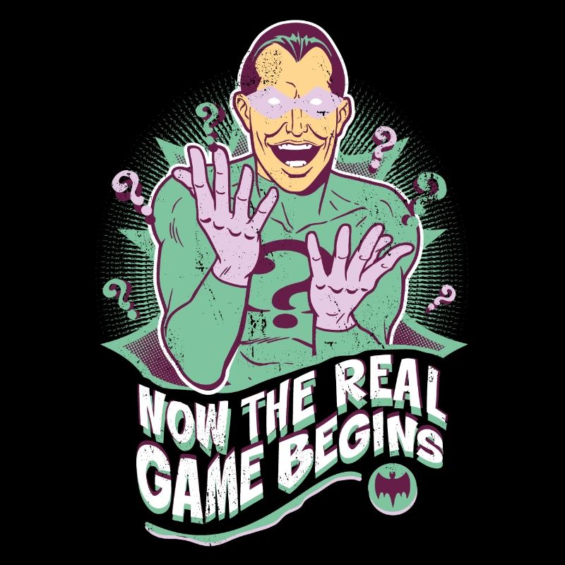 DC Comics Batman Bösewichte Riddler Spruch