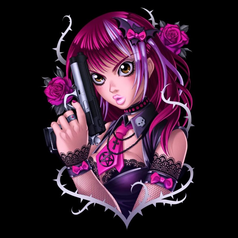 Guns and Roses Mädchen