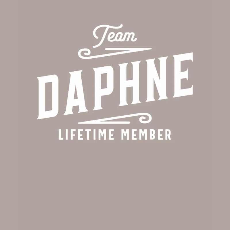 Team Daphne Lifetime Member Personalized Name