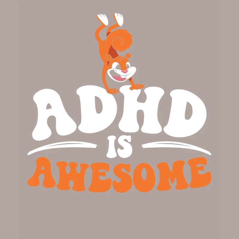 ADHD Eichhörnchen Umarmung Neurodiversity