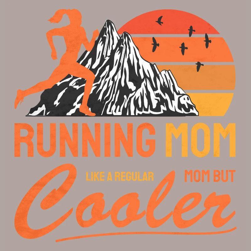 Cadeau de refroidissement de maman de course pour le coureur de maman