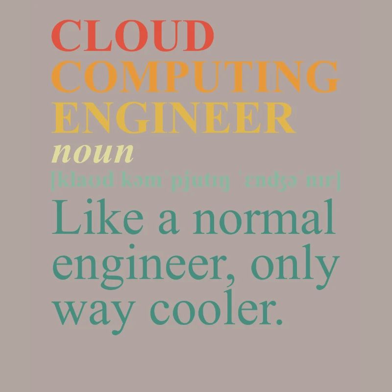Cloud Computing Engineer Definition Retro Computer