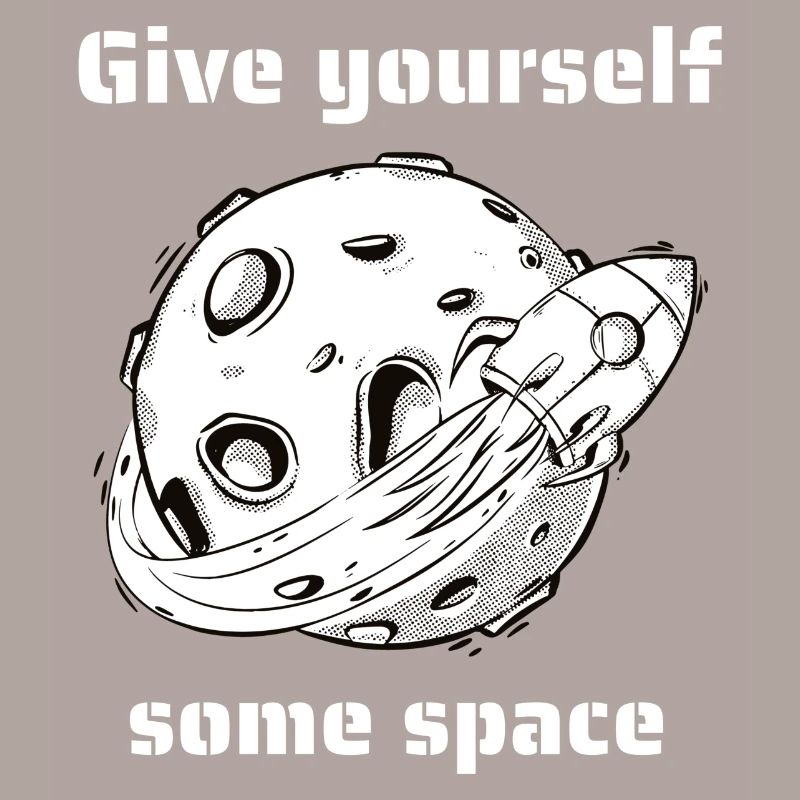 Give Yourself Some Space Retro Outer Space Designs