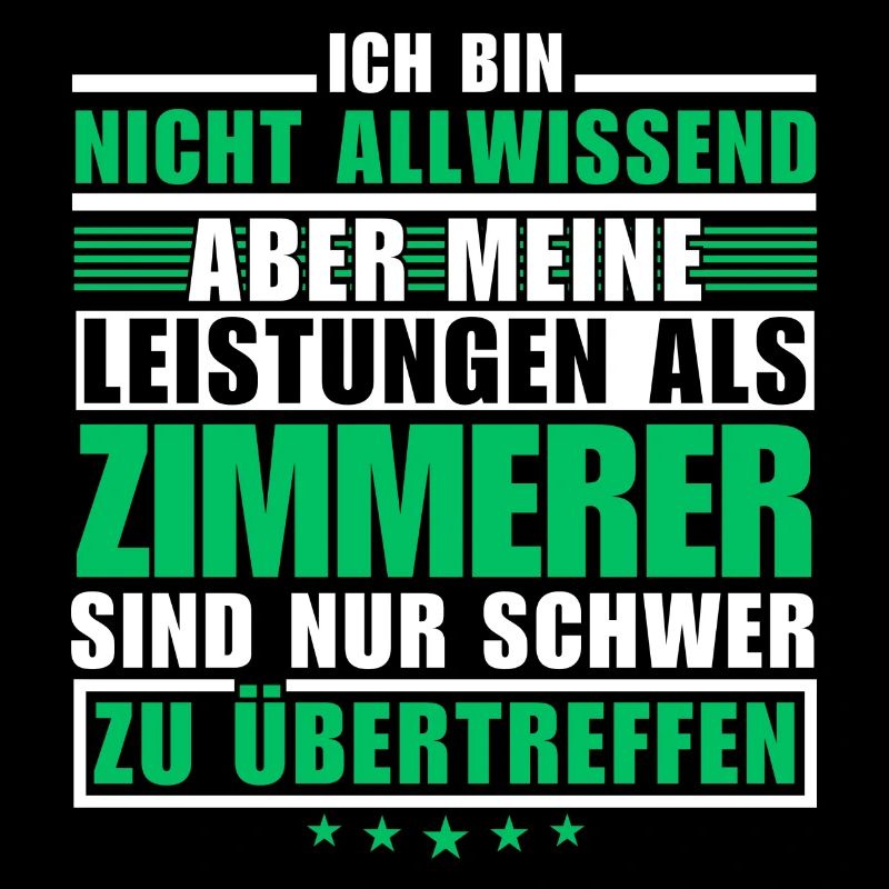 Unübertroffene Leistung als Zimmerer