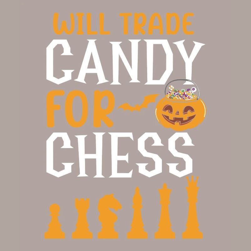 Schach Halloween Süßes oder Saures Schachbrettspiel