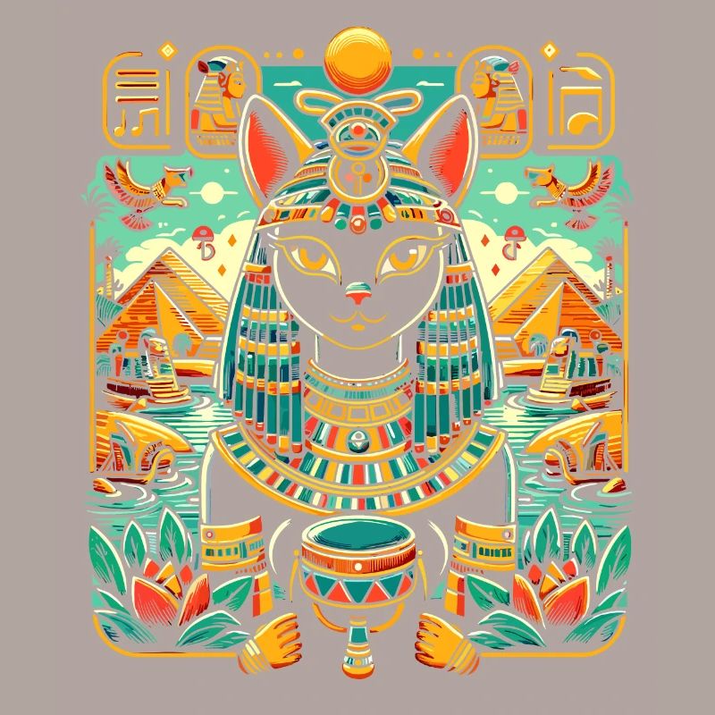 Bastet Déesse égyptienne Égypte Pyramide Égypte