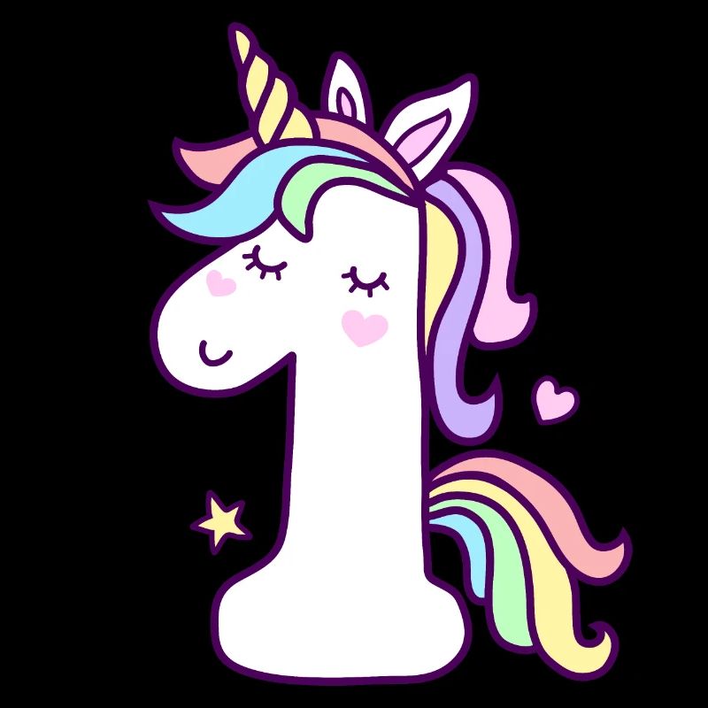 1er anniversaire Licorne 1 an bébé