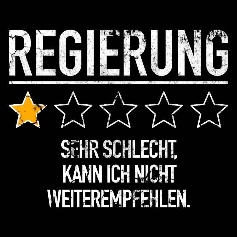Regierung - Bewertung - kann nicht weiterempfehlen