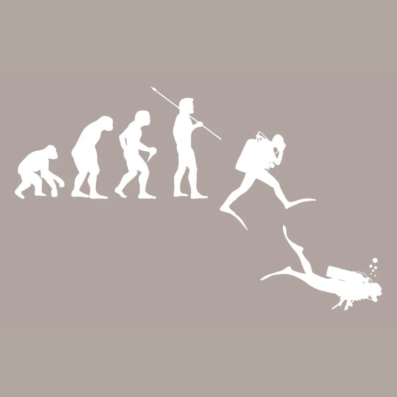 Evolution Graphic Diver Diving Scuba Diver Apnoe S