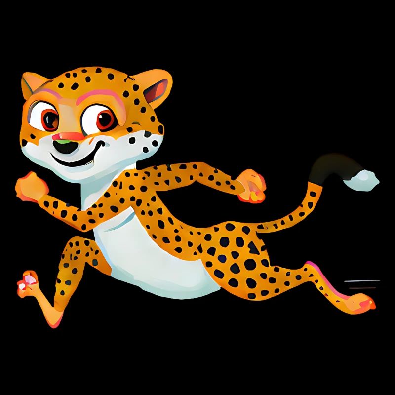 Cheetah rennt