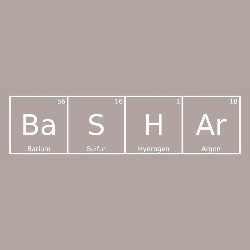 Bashar Nom Prénom Chimie Éléments du tableau périodique