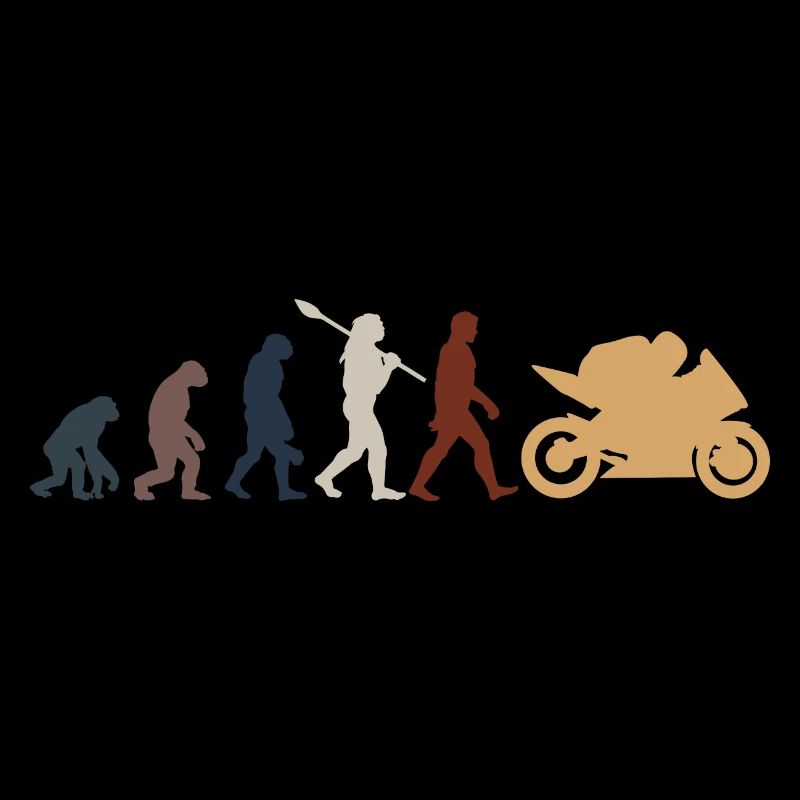 Motorcycle Evolution Vintage Shadow Biker