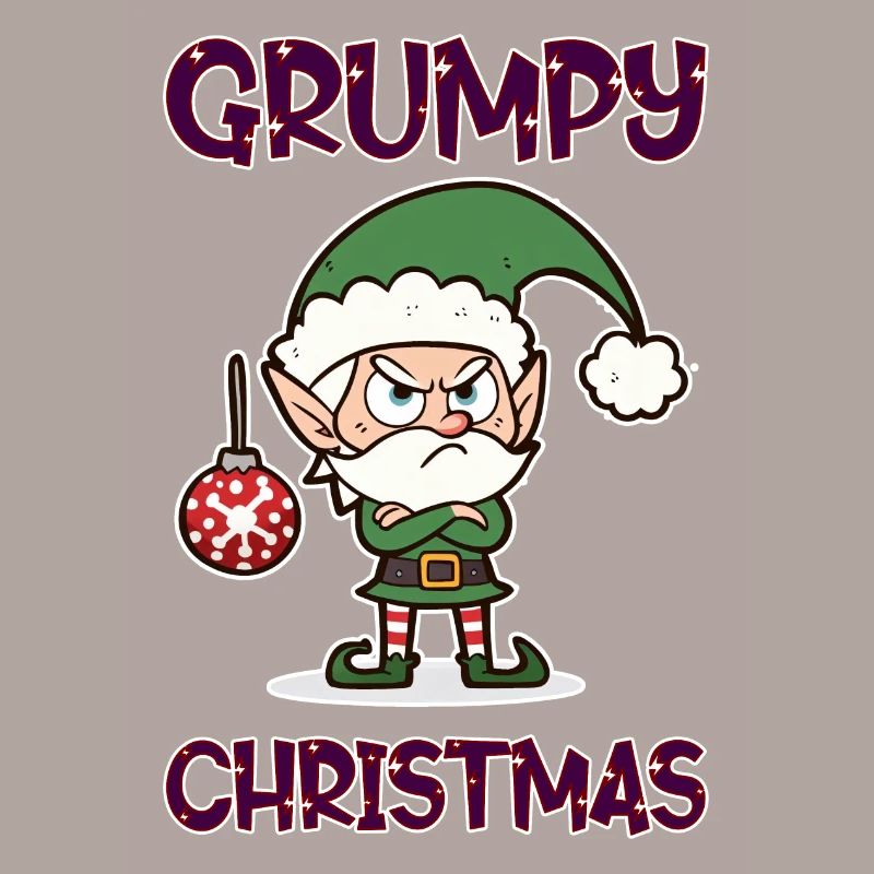 Grumpy Christmas Elf