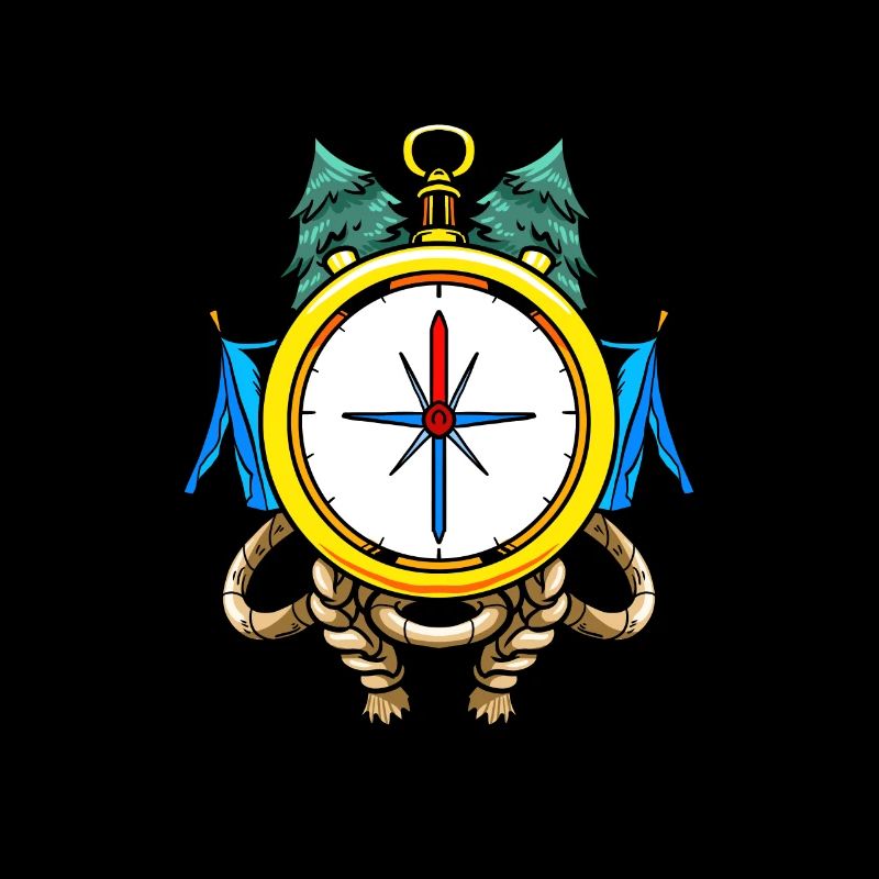 Compass Camp Campsite Camper Camping