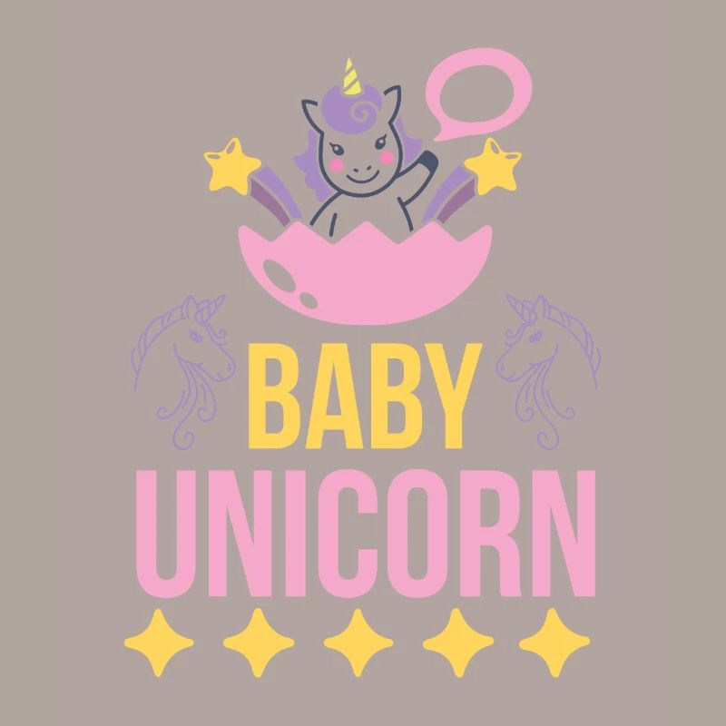 Bébé Einhorn Licorne