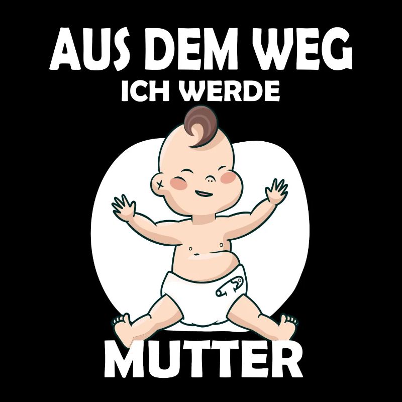 Aus dem Weg ich werde Mutter Schwangerschaft