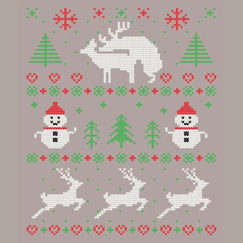 Joy Deer hässlicher Weihnachtspullover