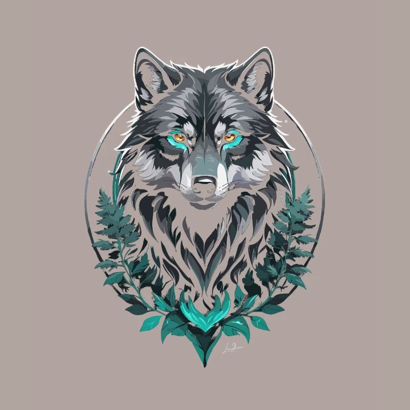 Loup arctique forestier