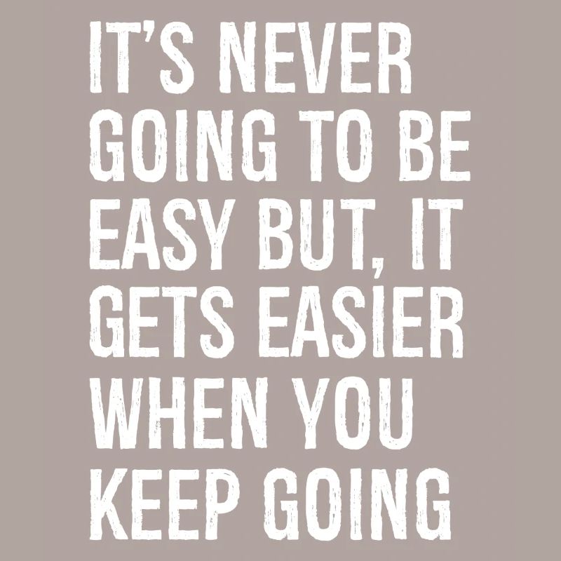 Ce ne sera jamais facile, mais cela devient plus facile