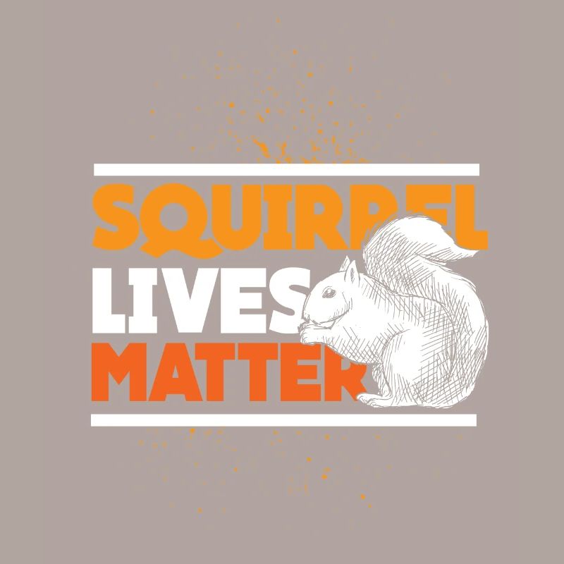 Squirrel nuts forest tree animal gift idea