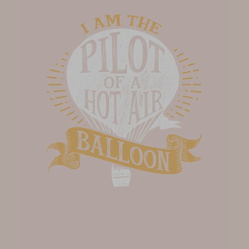 Ich bin der Pilot eines Heißluftballons