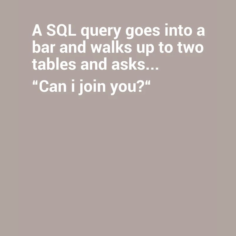 Blague de base de données SQL