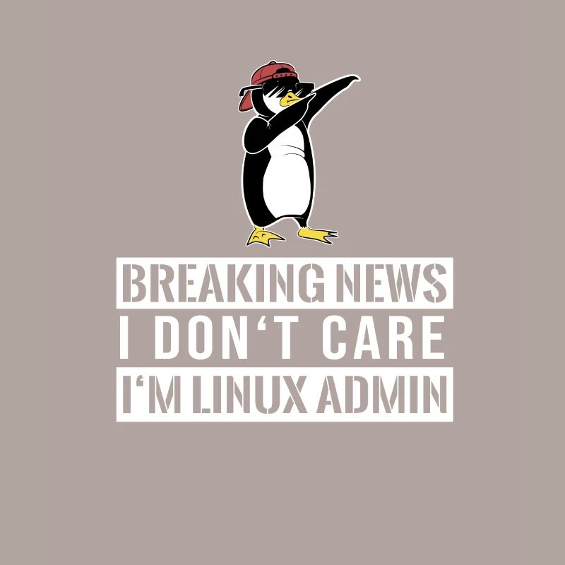 IT Nerd Linux Linux Pinguin Geek Software Engineer