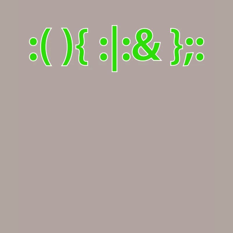 Bash Fork Bomb Shirt for Linux Unix Geeks