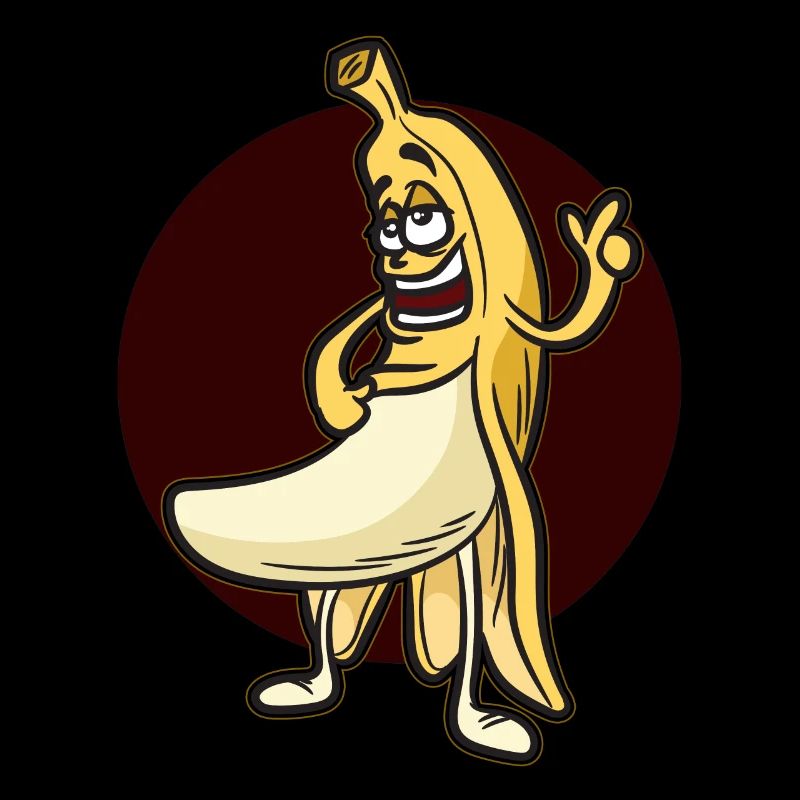 Freche Banane Nacktheit Bananenschale Früchtchen