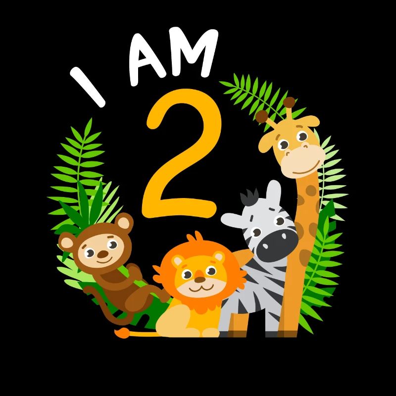 2nd birthday birthday shirt jungle second