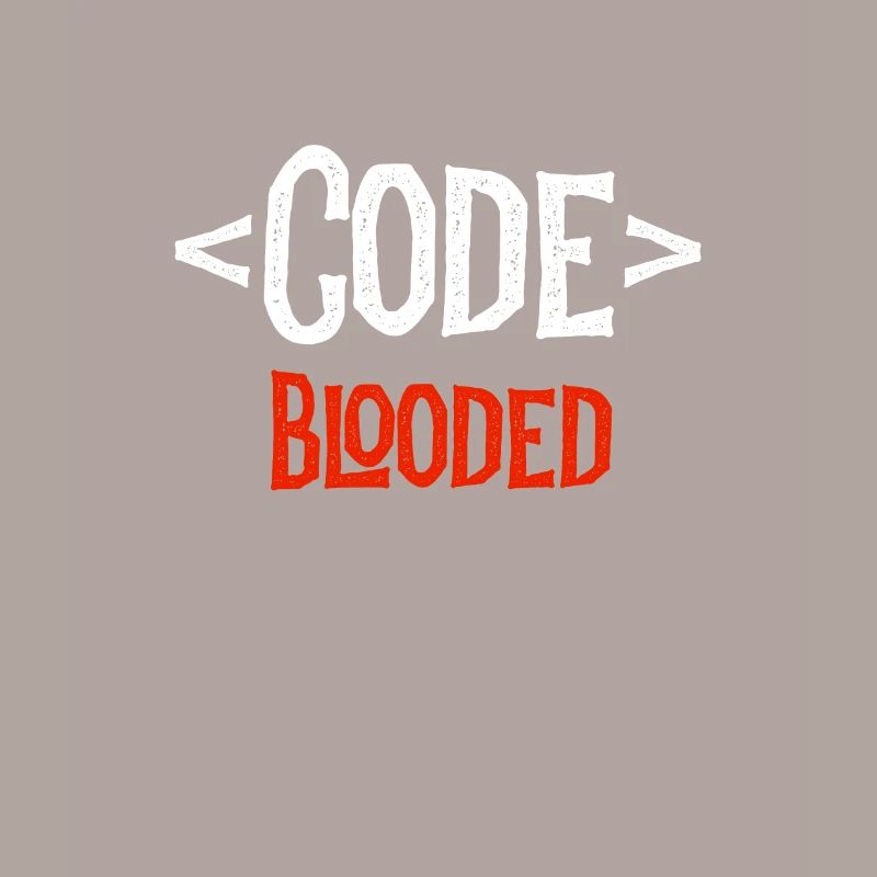 Entwickler-Shirt - Code Blooded - Coding Coder
