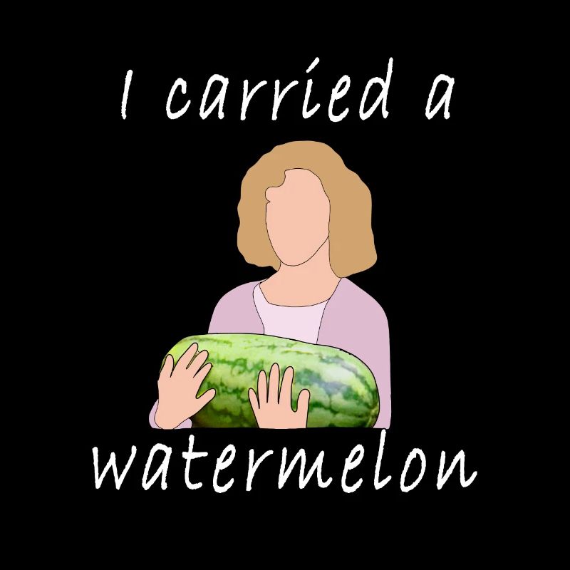 J'ai porté une pastèque
