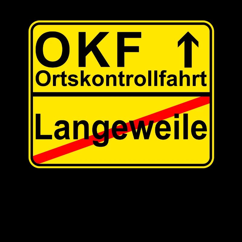 OKF Ortskontrollfahrt Ort Schild