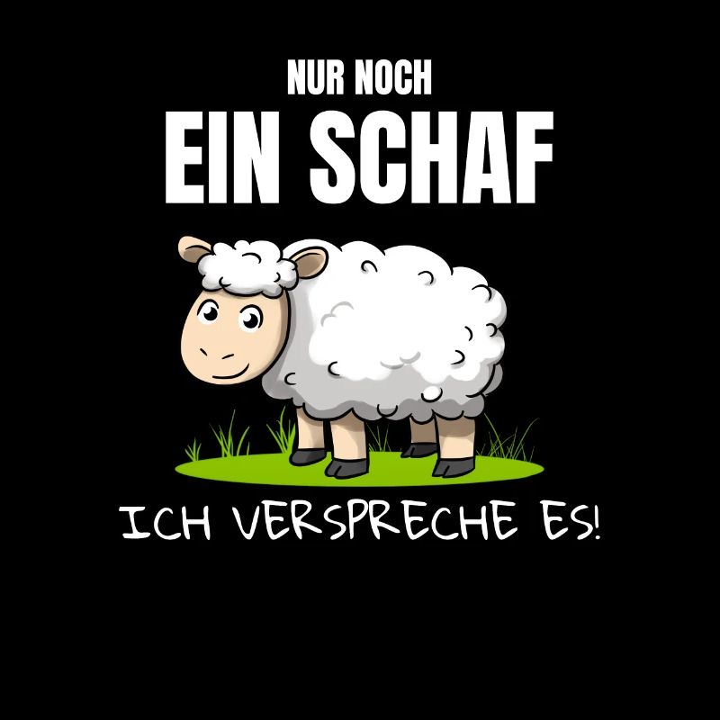 Nur noch ein Schaf Ich verspreche es Schäfer Hirte