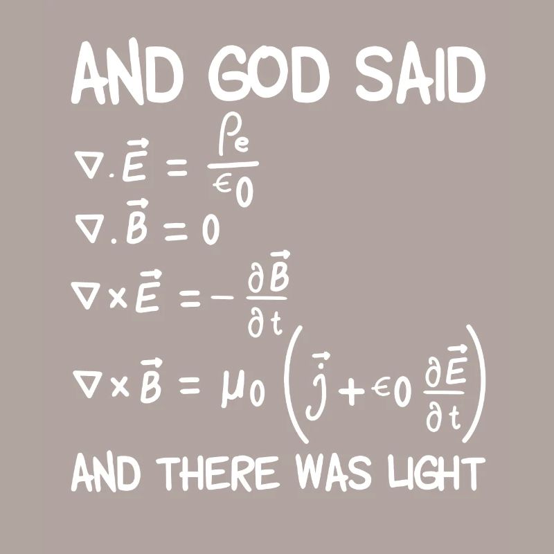 Maxwell equations physics gift electronics engineer