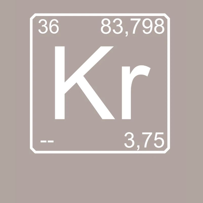 Krypton Periodensystem der Elemente Symbol Kr