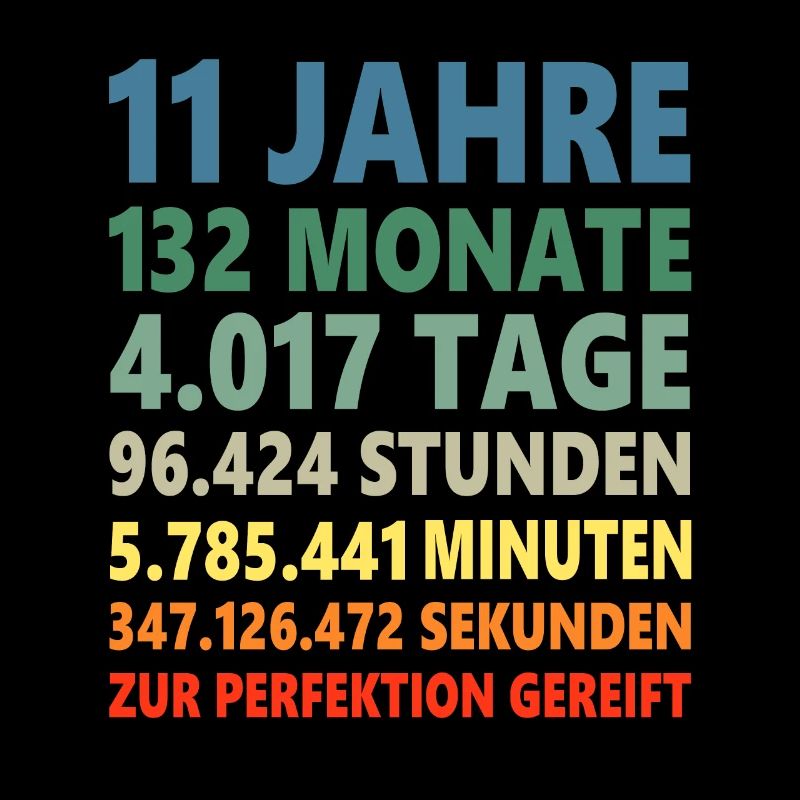 11. Geburtstag 11 Jahre 11ter Geburtstagsgeschenk