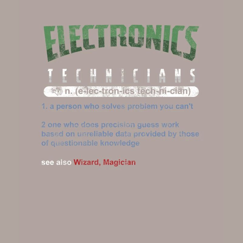 Cadeau technique de techniciens en électronique