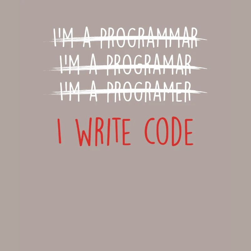 I Write Code Coder Programmer Programming Gift