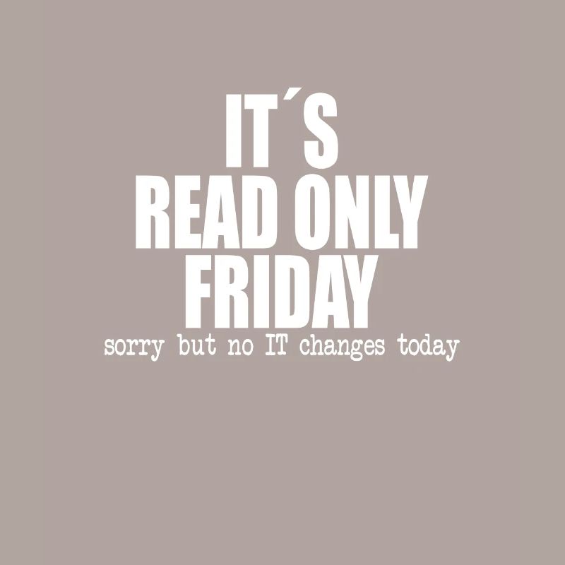 lustige it´s read only friday Geschenkidee