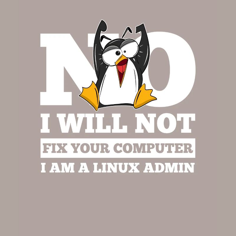 Correction de l'ordinateur Linux SysAdmin Hacker Coder Penguin
