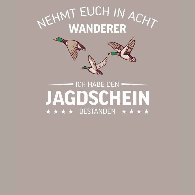 Jagdschein Jägerprüfung Jäger Jagd Hirsch Geschenk