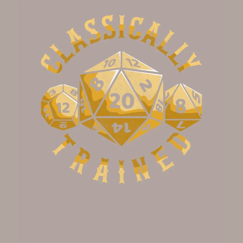 Classically Trained D20 Dice RPG Gift Tabletop