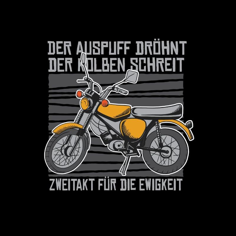 Zweitakt Ostblock Motorrad Witzig Spruch Geschenk