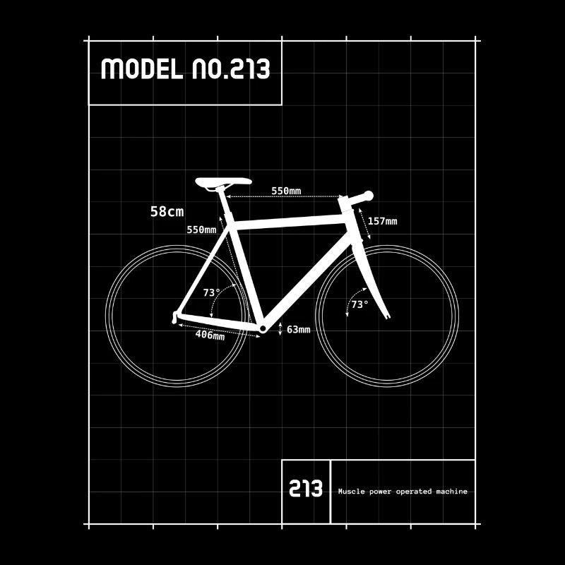 Blueprint bicycle