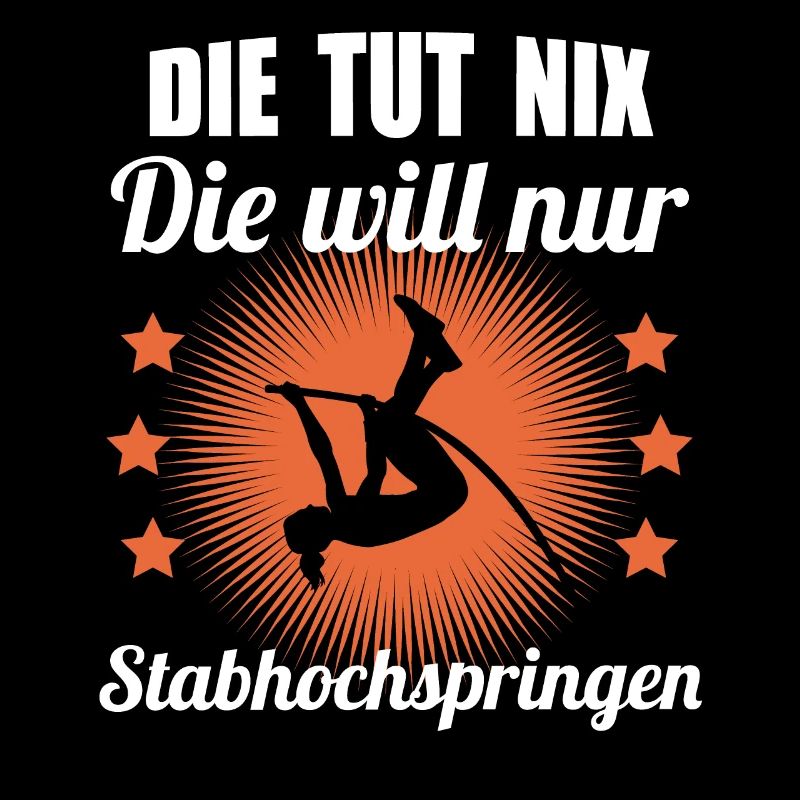 Stabhochsprung Springerin Cooler Spruch Geschenk