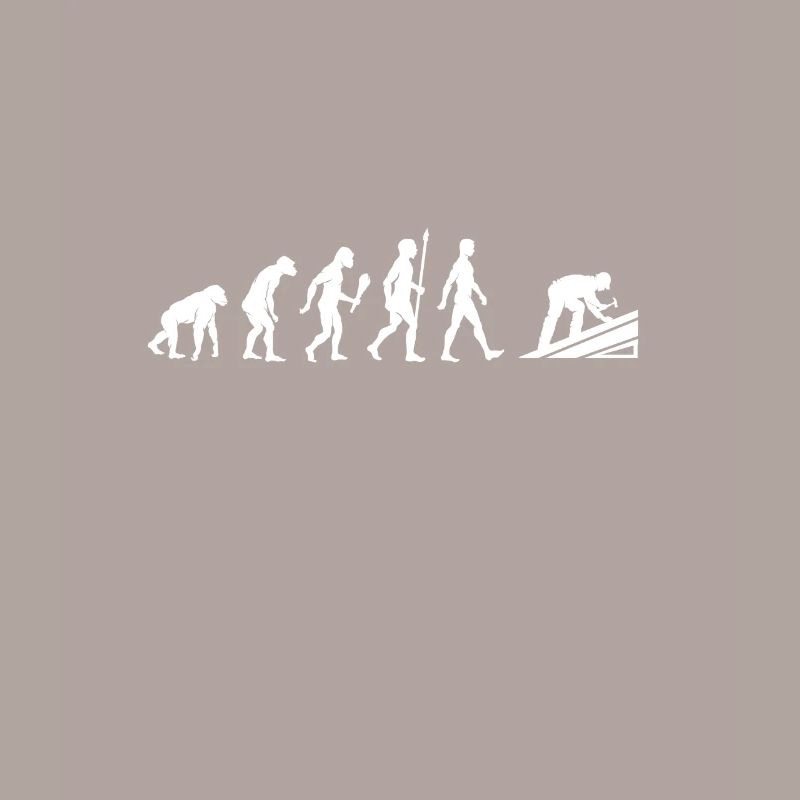 Drôle couvreur Evolution toit idée cadeau